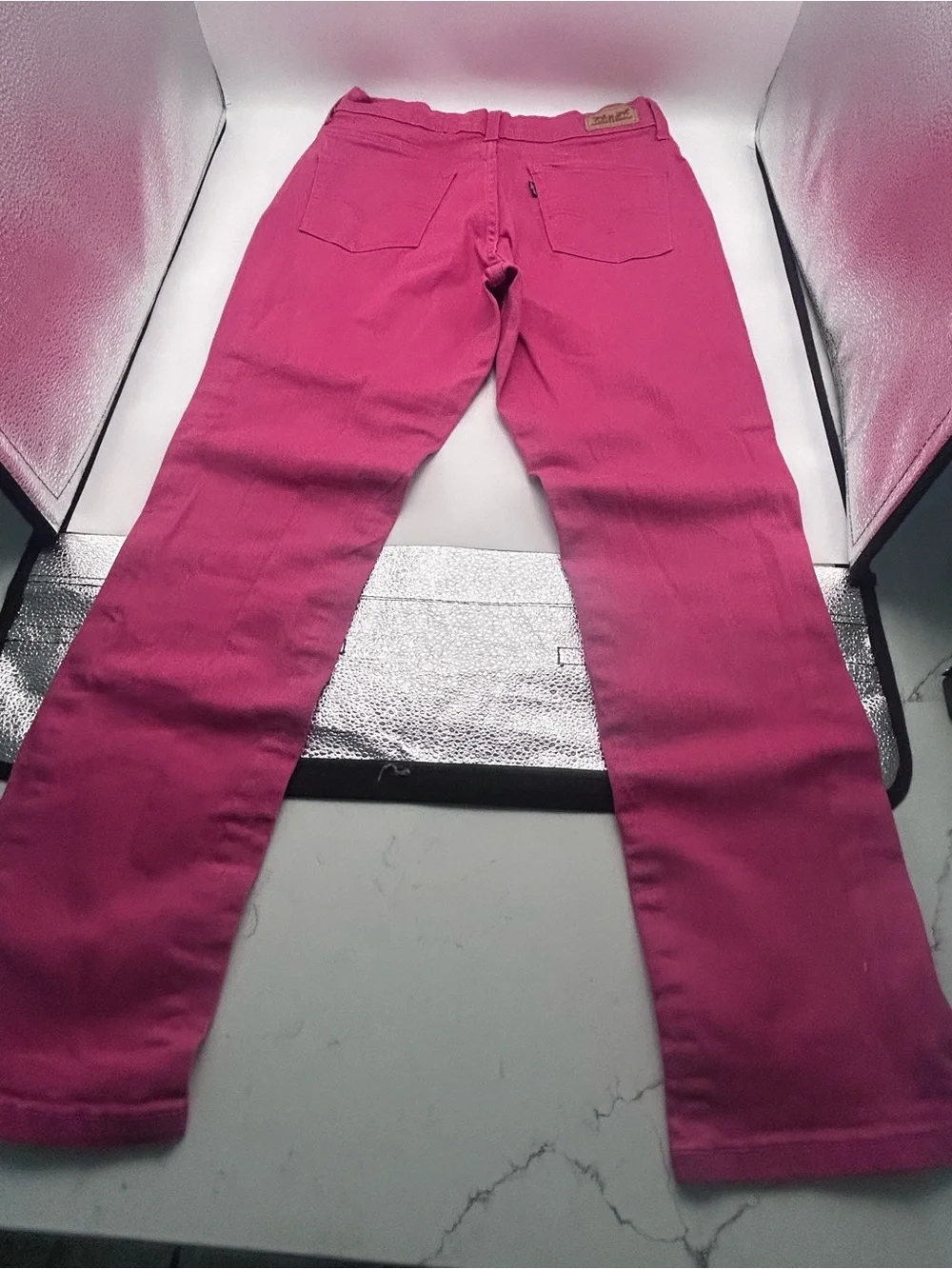 Levi's 512 Women's Pink Skinny Jeans
